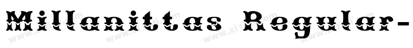 Millanittas Regular字体转换